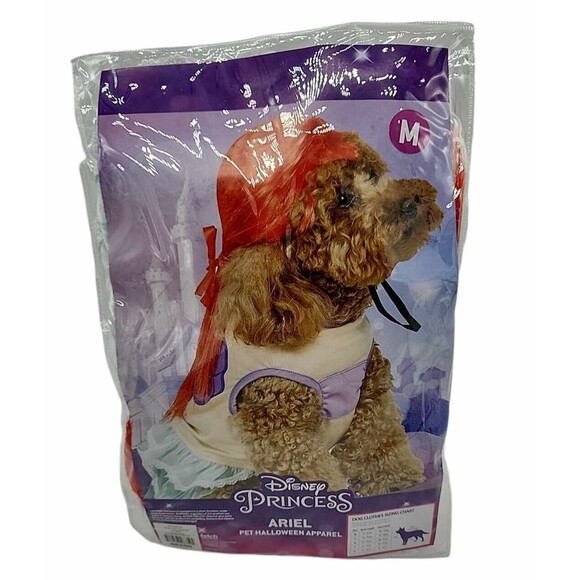 Princess Ariel MEDIUM Halloween Dog Pet Costume Little Mermaid Disney NEW - Picture 1 of 6